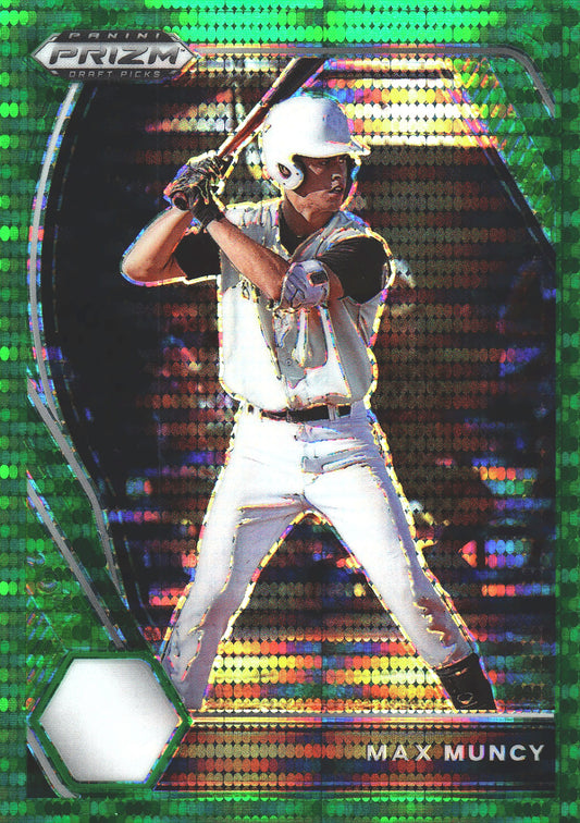 2021 Panini Prizm Draft Picks Green Pulsar Max Muncy #PDP25 Thousand Oaks High