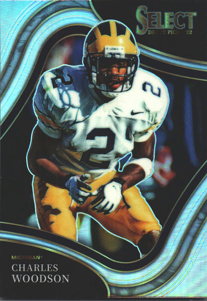 2022 Panini Select Draft Picks Silver Charles Woodson #167 Michigan Wolverines