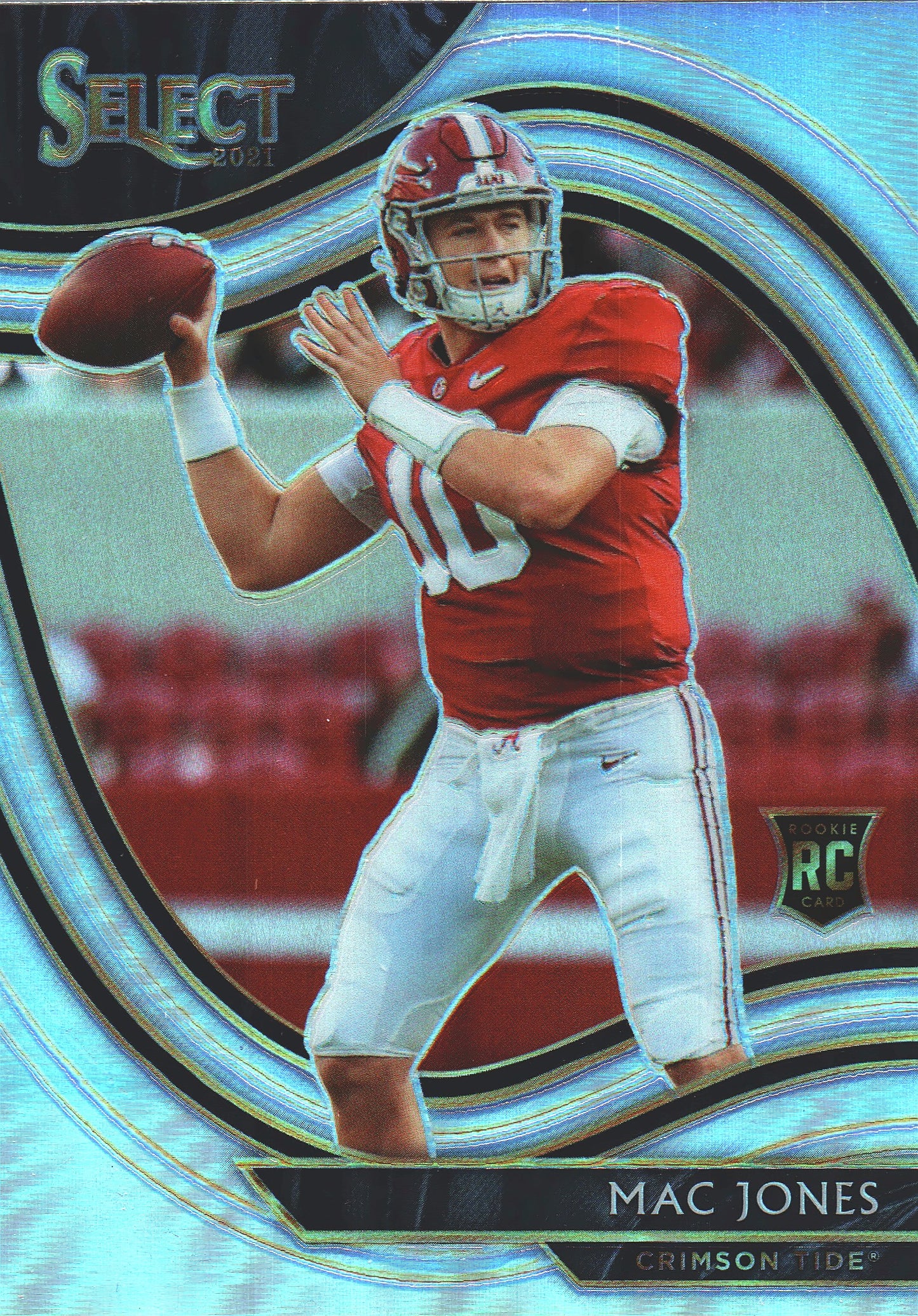 2021 Panini Select Draft Picks Silver Mac Jones RC #266 Alabama Crimson Tide
