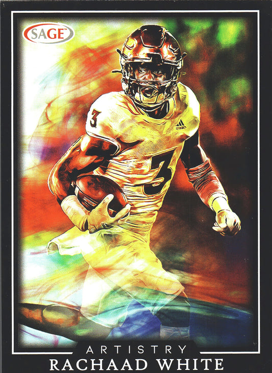 2022 Sage Football Artistry Rachaad White #ART-RW Arizona State Sun Devils