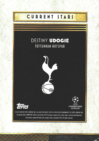 2025 Topps Deco UCC Current Stars Destiny Udogie Spurs