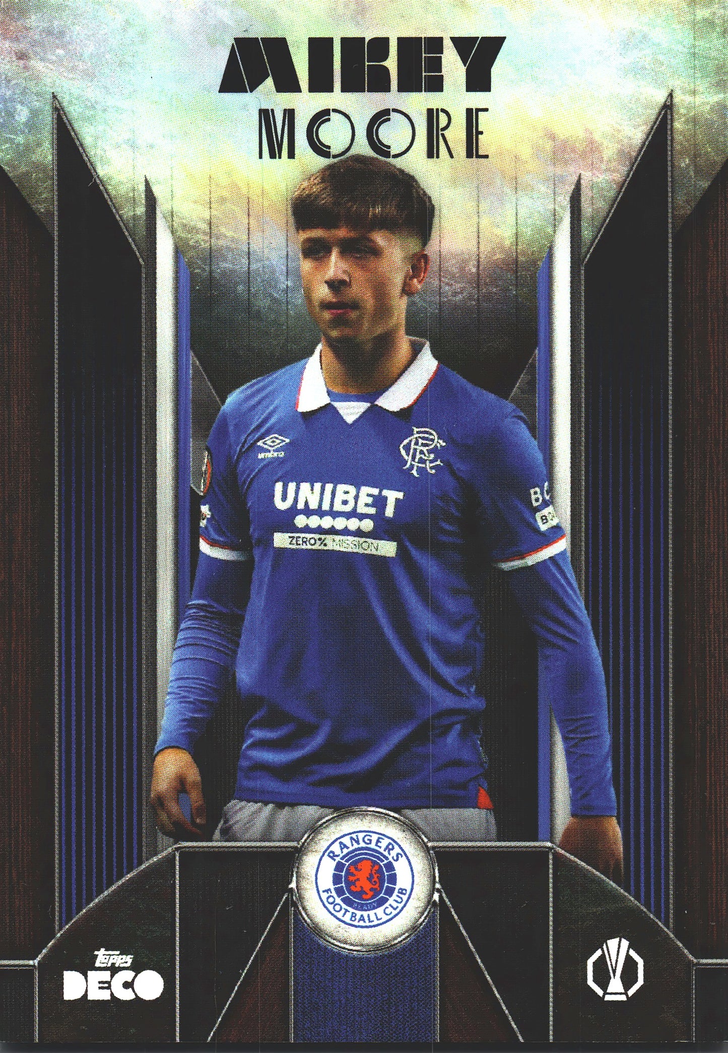2025 Topps Deco UCC Current Stars Mikey Moore RC Rangers
