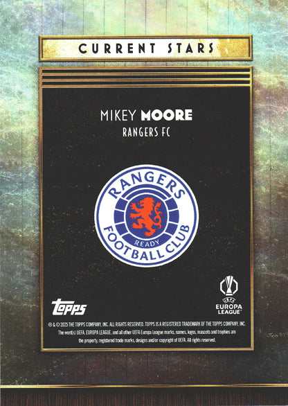 2025 Topps Deco UCC Current Stars Mikey Moore RC Rangers