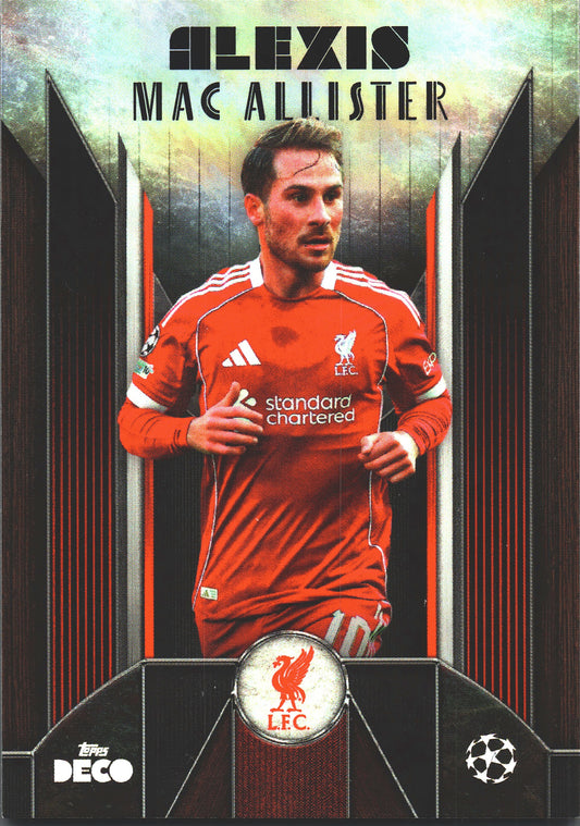 2025 Topps Deco UCC Current Stars Alexis Mac Allister Liverpool FC