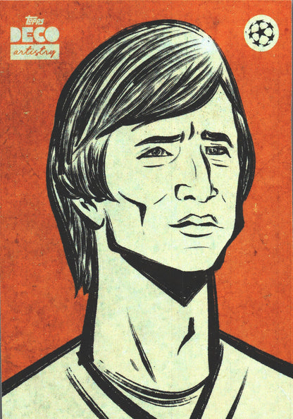 2025 Topps Deco UCC Artistry Johan Cruyff Ajax