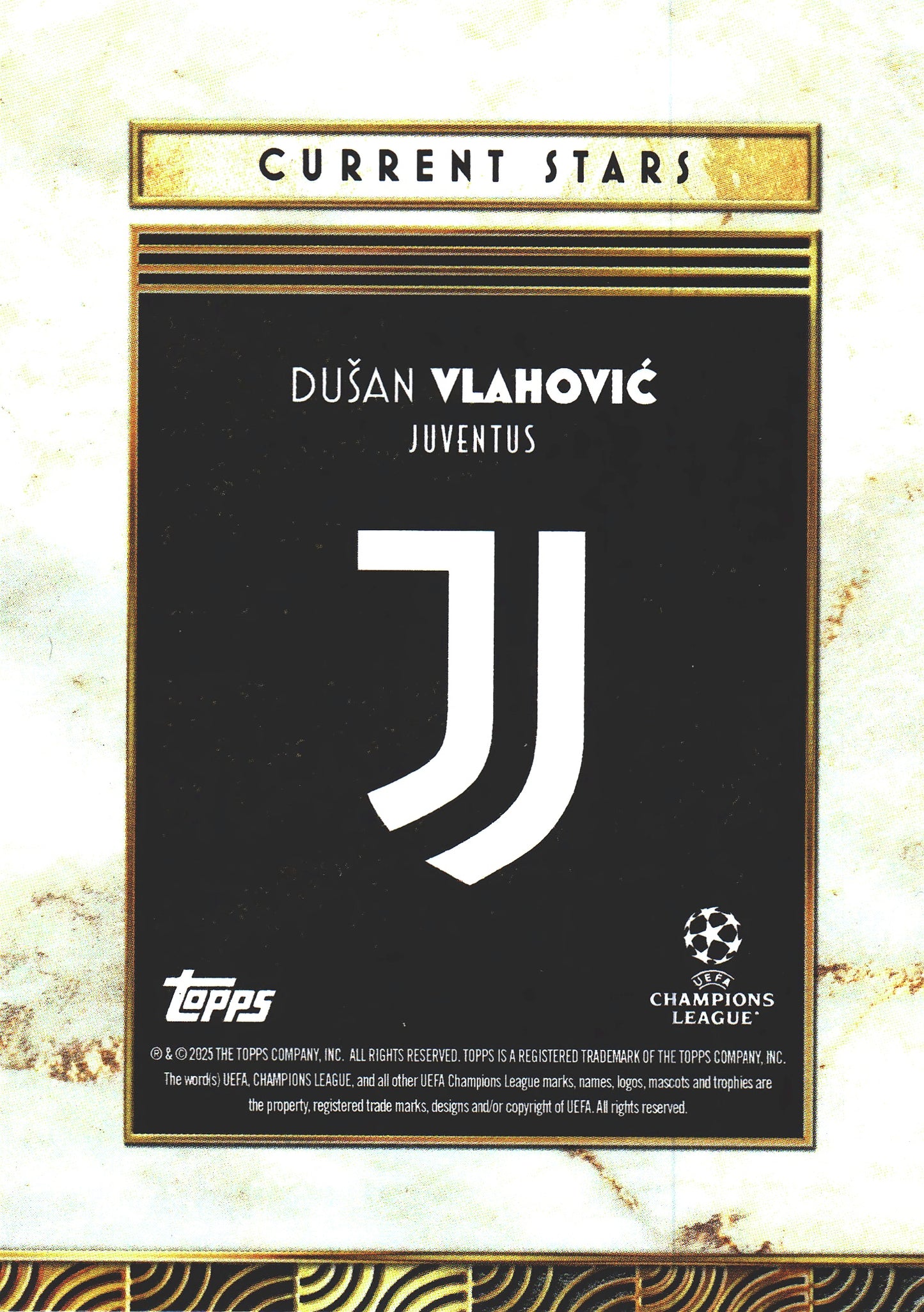 2025 Topps Deco UCC Current Stars Dusan Vlahovic Juventus