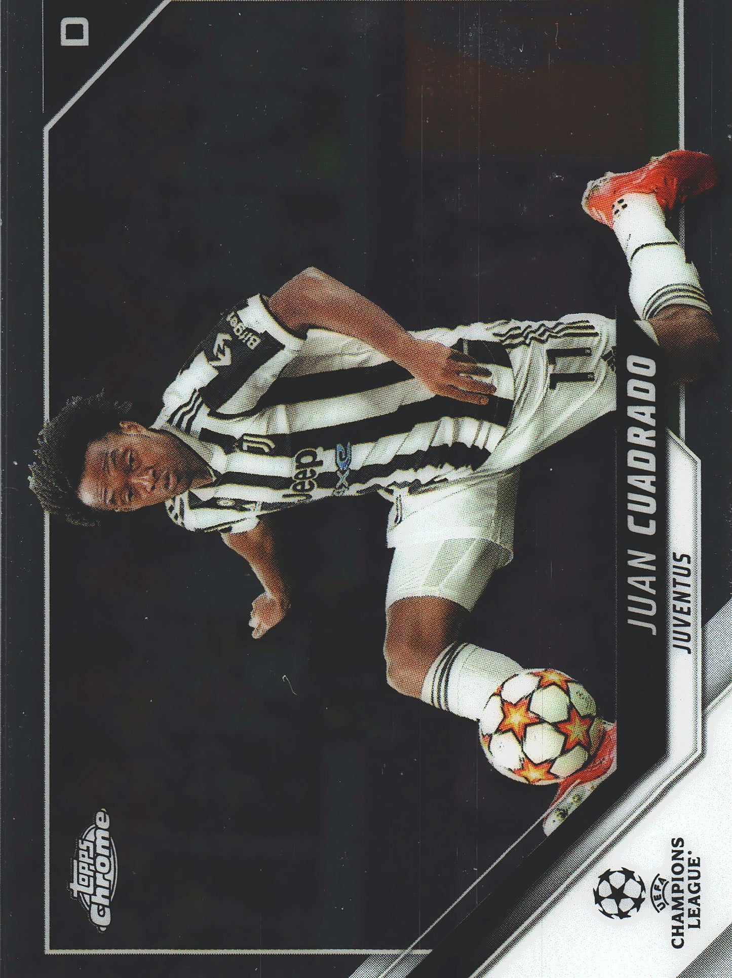 2021 Topps Chrome UCC Juan Cuadrado #142 Juventus