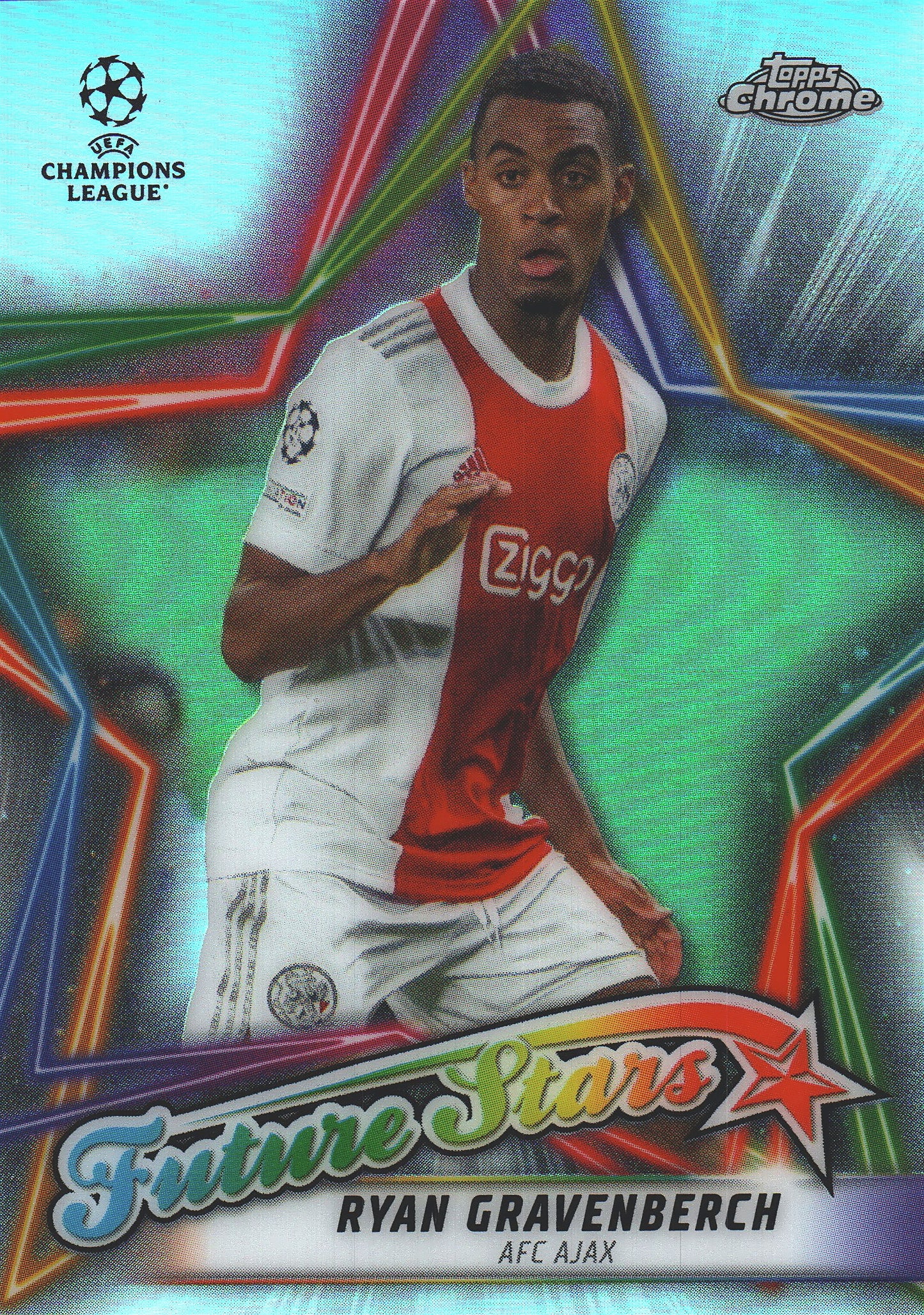 2021 Topps Chrome UCC Future Stars Ryan Gravenberch #FS-1 Ajax