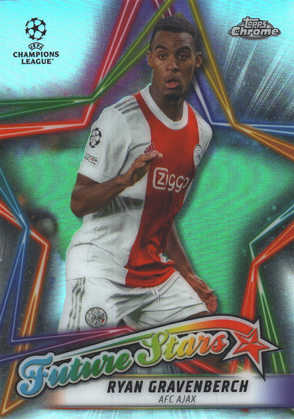 2021 Topps Chrome UCC Future Stars Ryan Gravenberch #FS-1 Ajax