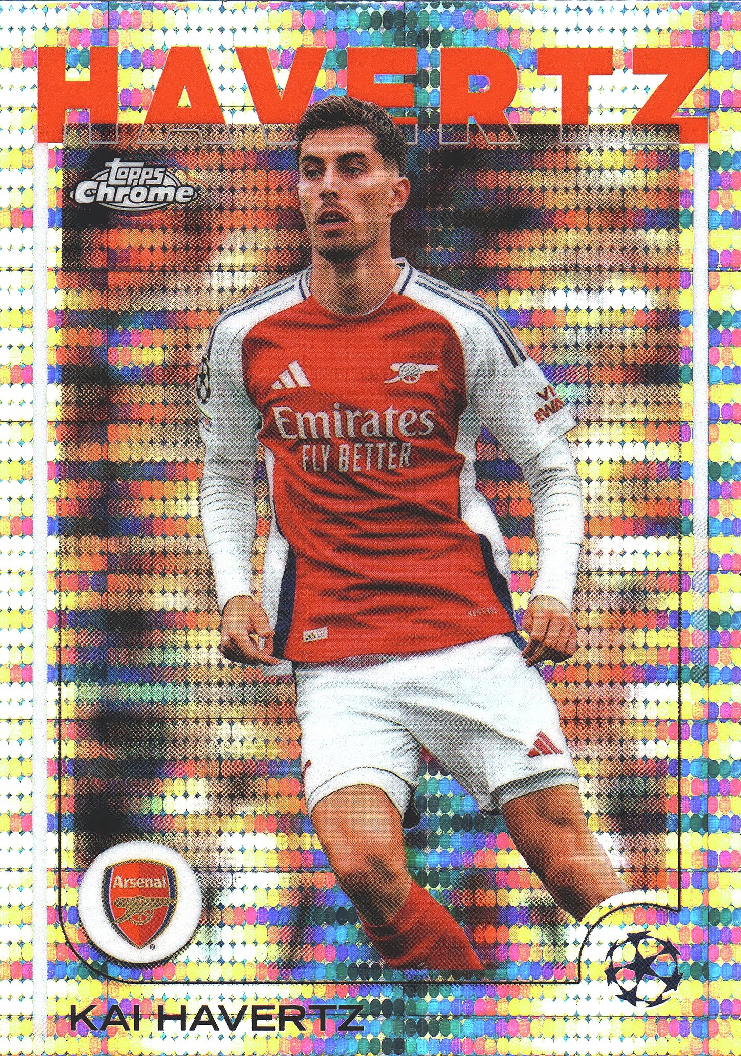 2024 Topps Chrome UCC Pulsar Kai Havertz #125 Arsenal
