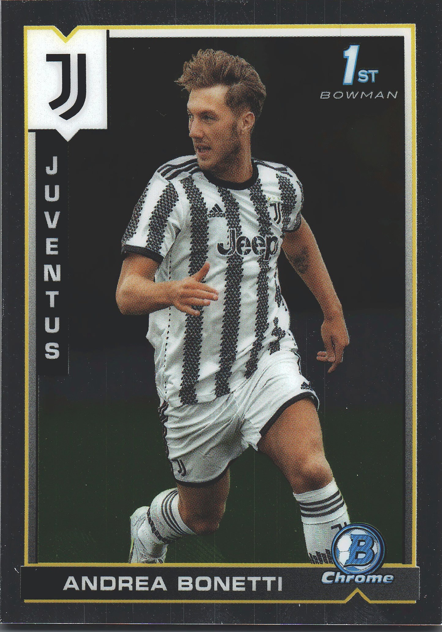 2022 Topps Chrome Juventus Andrea Bonetti 1st Bowman #57 Juventus
