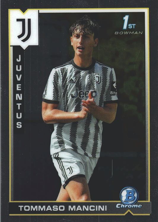 2022 Topps Chrome Juventus Tommaso Mancini 1st Bowman #62 Juventus
