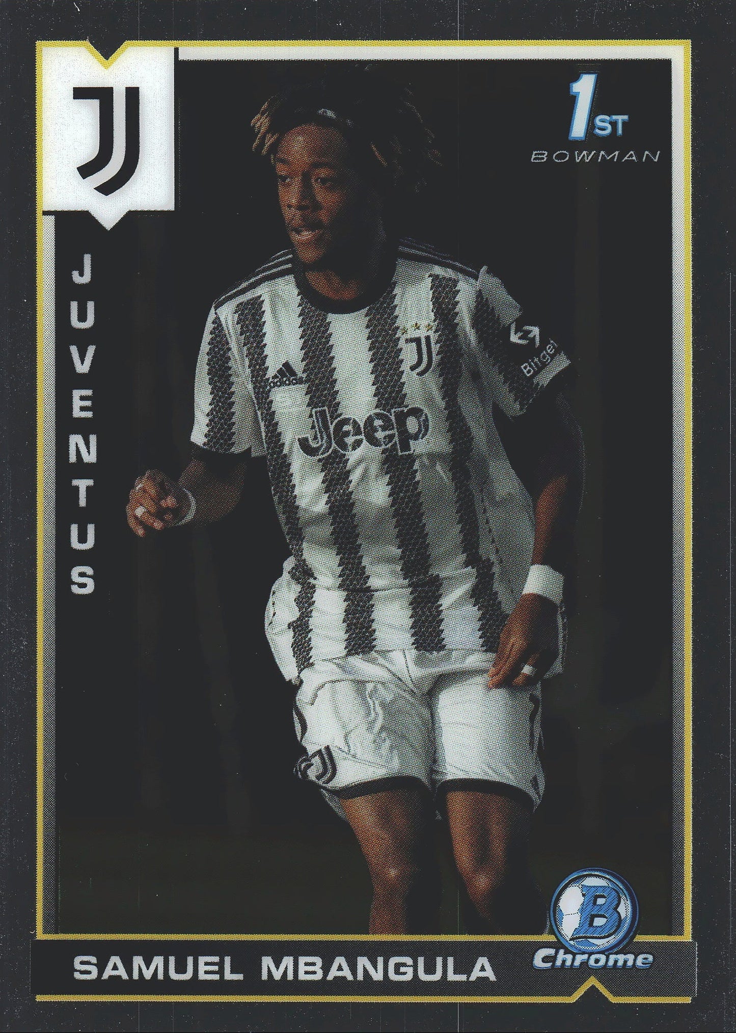 2022 Topps Chrome Juventus Samuel Mbangula 1st Bowman #64 Juventus