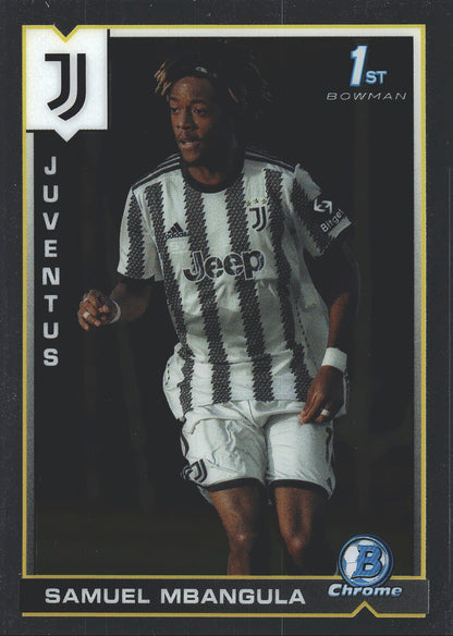 2022 Topps Chrome Juventus Samuel Mbangula 1st Bowman #64 Juventus