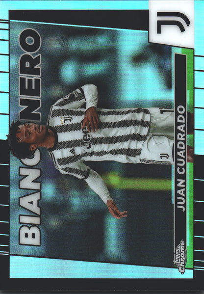 2022 Topps Chrome Juventus Bianconero Juan Cuadrado #BI-5 Juventus