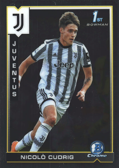 2022 Topps Chrome Juventus Nicolo Cudrig 1st Bowman #58 Juventus