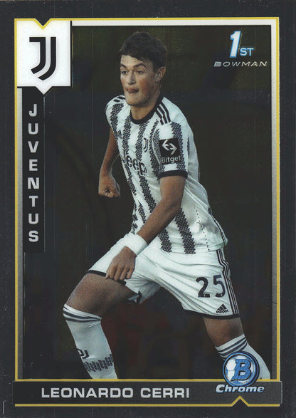 2022 Topps Chrome Juventus Leonardo Cerri 1st Bowman #59 Juventus