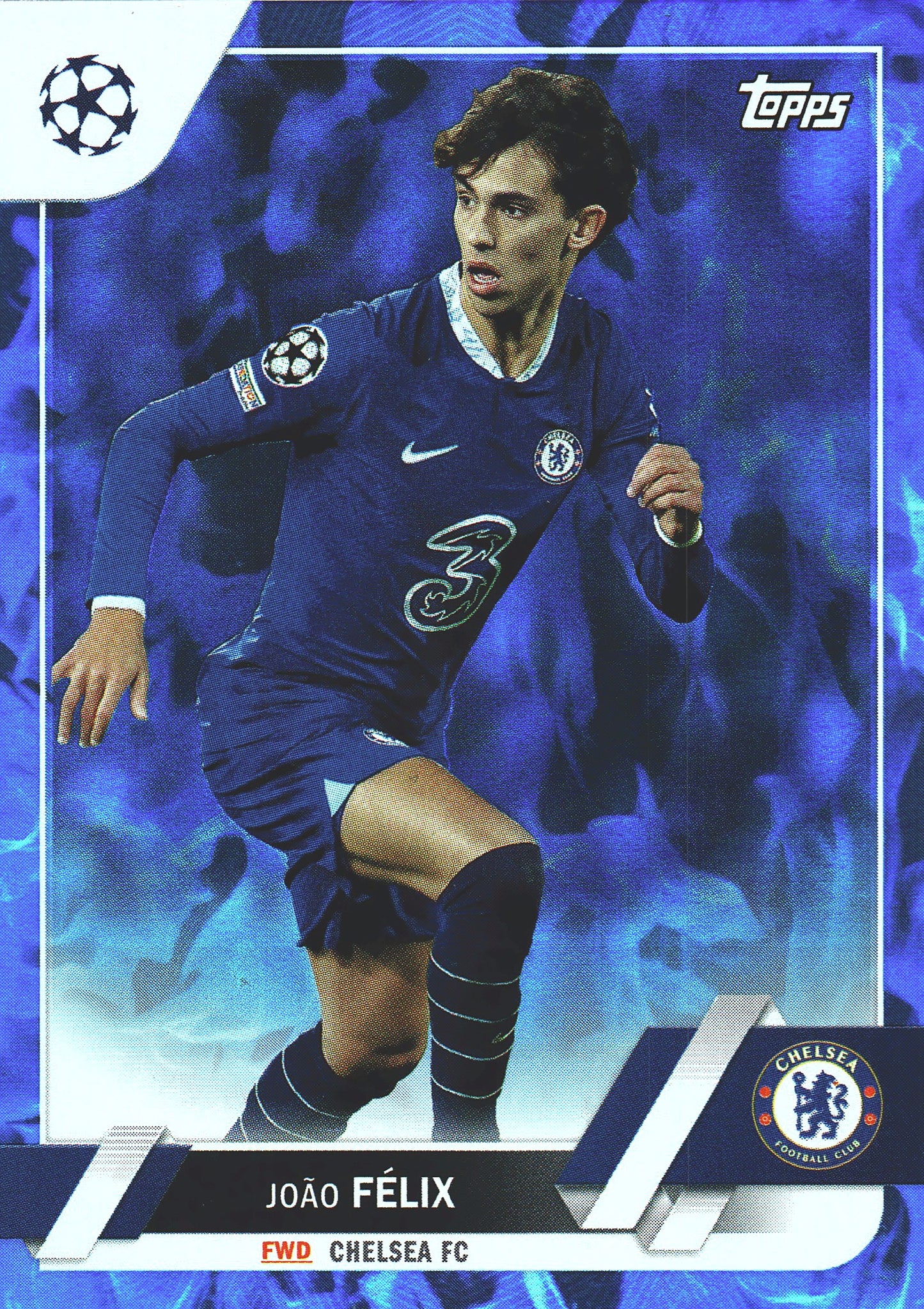 2022 Topps UCC Blue Inferno /125 Joao Felix #70 Chelsea