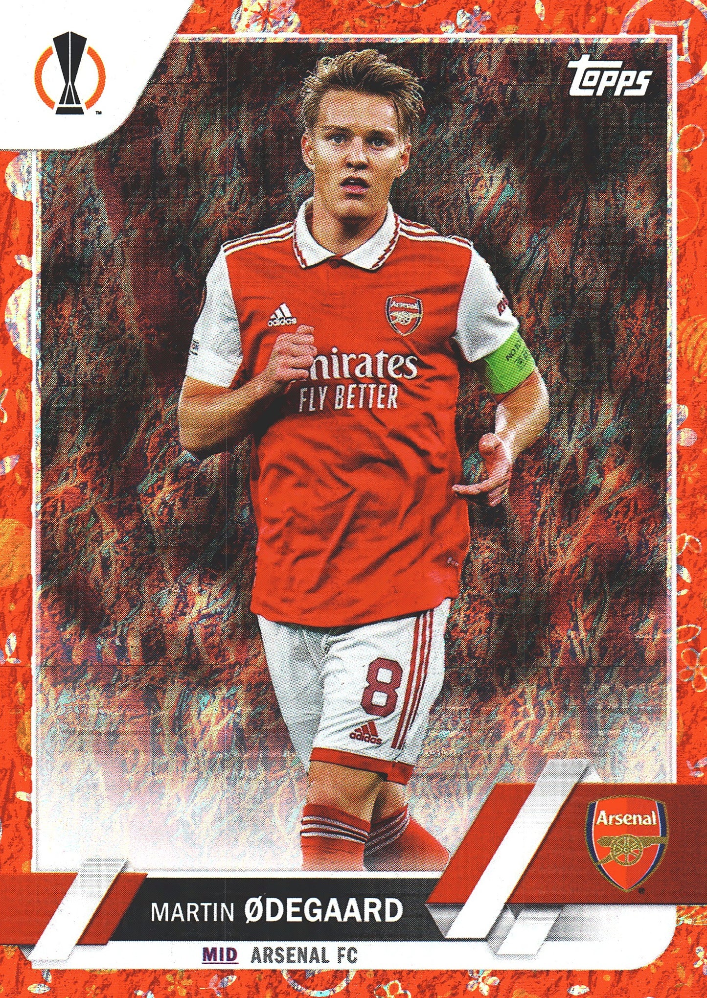 2022 Topps UCC Chinese /150 Martin Odegaard #88 Arsenal