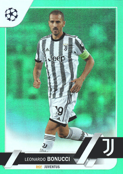 2022 Topps UCC Neon Green /199 Leonardo Bonucci #39 Juventus