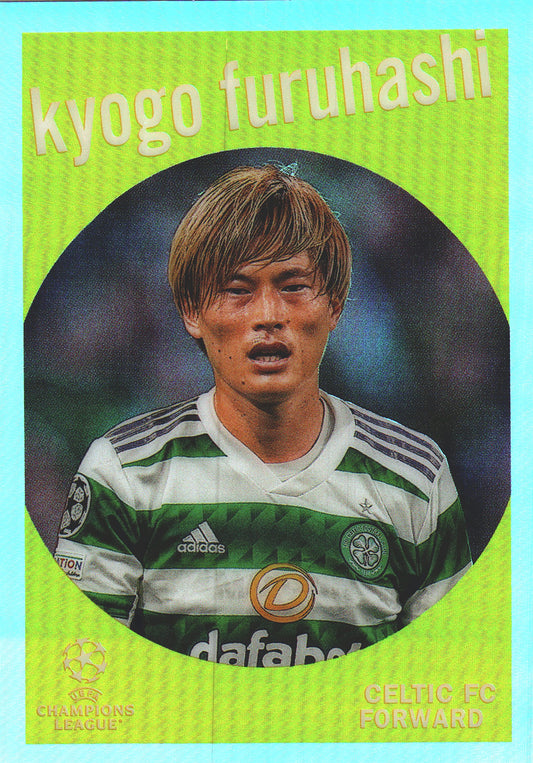 2022 Topps Chrome UCC 1959 Kyogo Furuhashi #59-6 Celtic FC
