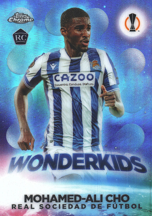 2022 Topps Chrome UCC Wonderkid RC Mohammed Ali Cho #W-11 Real Sociedad
