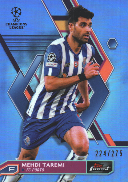2022 Topps Finest UCC Blue /275 Mehdi Taremi #108 FC Porto