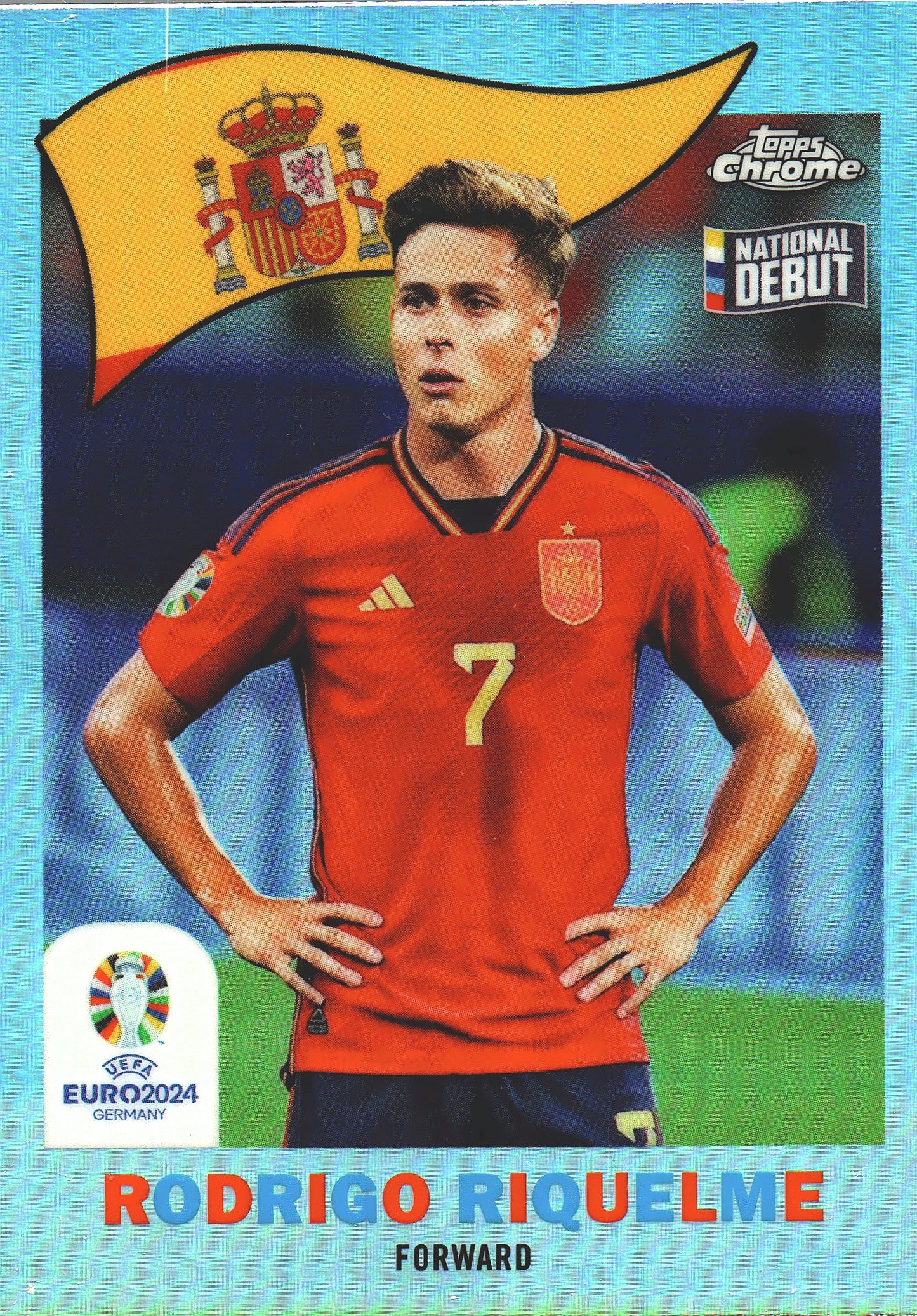 2024 Topps Chrome Euro 2024 1960 Rodrigo Riquelme #TC-4 Spain