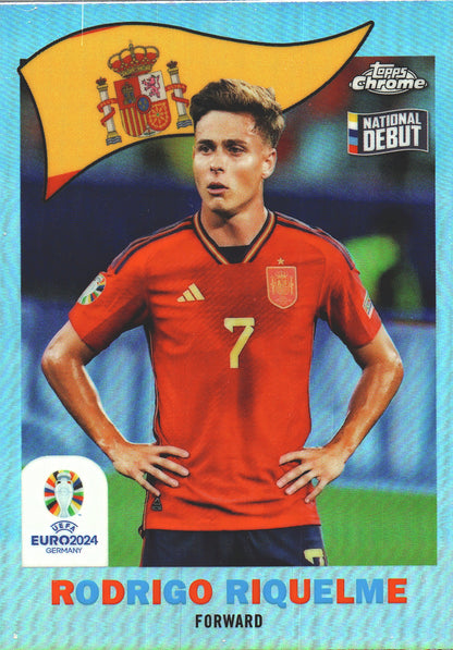 2024 Topps Chrome Euro 2024 1960 Rodrigo Riquelme #TC-4 Spain