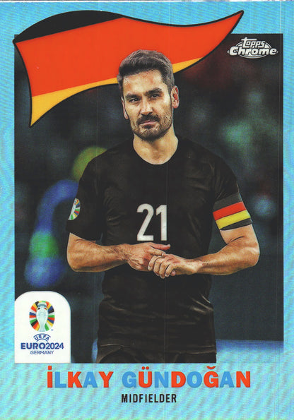 2024 Topps Chrome Euro 2024 1960 İlkay Gündoğan #TC-19 Germany