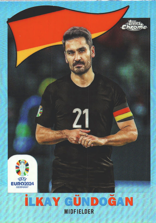 2024 Topps Chrome Euro 2024 1960 İlkay Gündoğan #TC-19 Germany