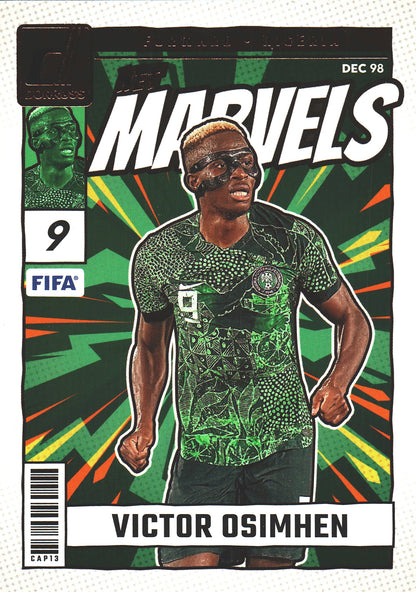 2024 Panini Donruss FIFA Net Marvels Victor Osimhen #9 Nigeria