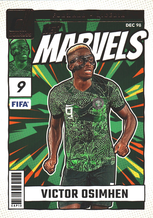 2024 Panini Donruss FIFA Net Marvels Victor Osimhen #9 Nigeria
