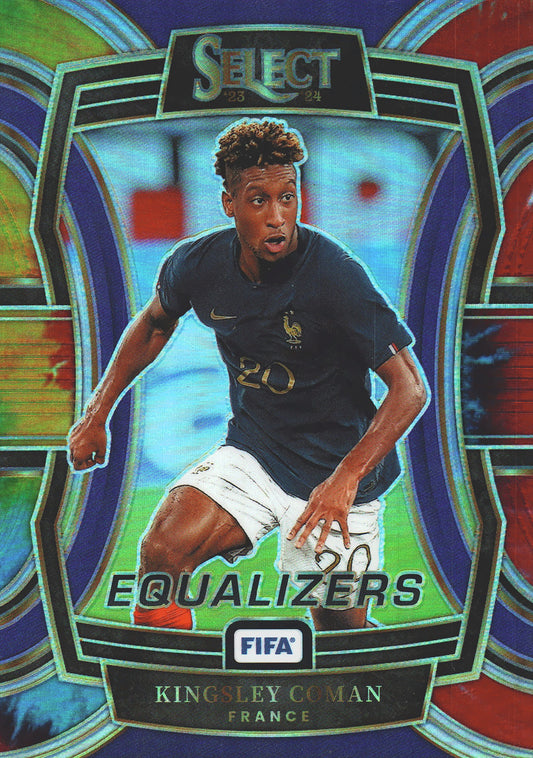 2023 Panini Select FIFA Tie Dye /49 Kingsley Coman #14 France