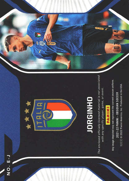 2021 Panini Obsidian Eruption Jorginho /44 #E-J Italy