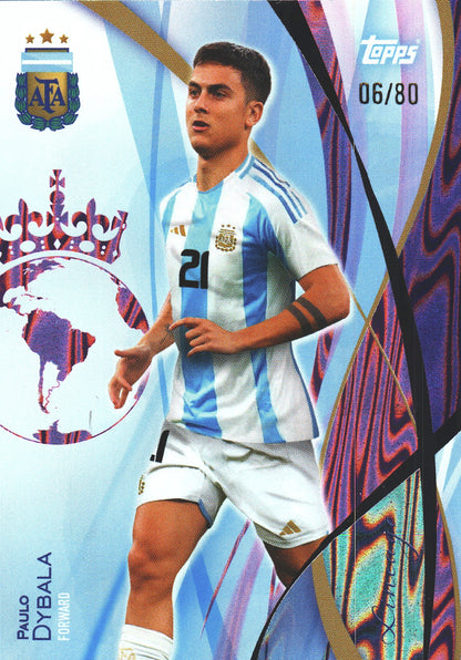 2023 Topps Lineage Argentina Paulo Dybala Pink /80 #35 Argentina