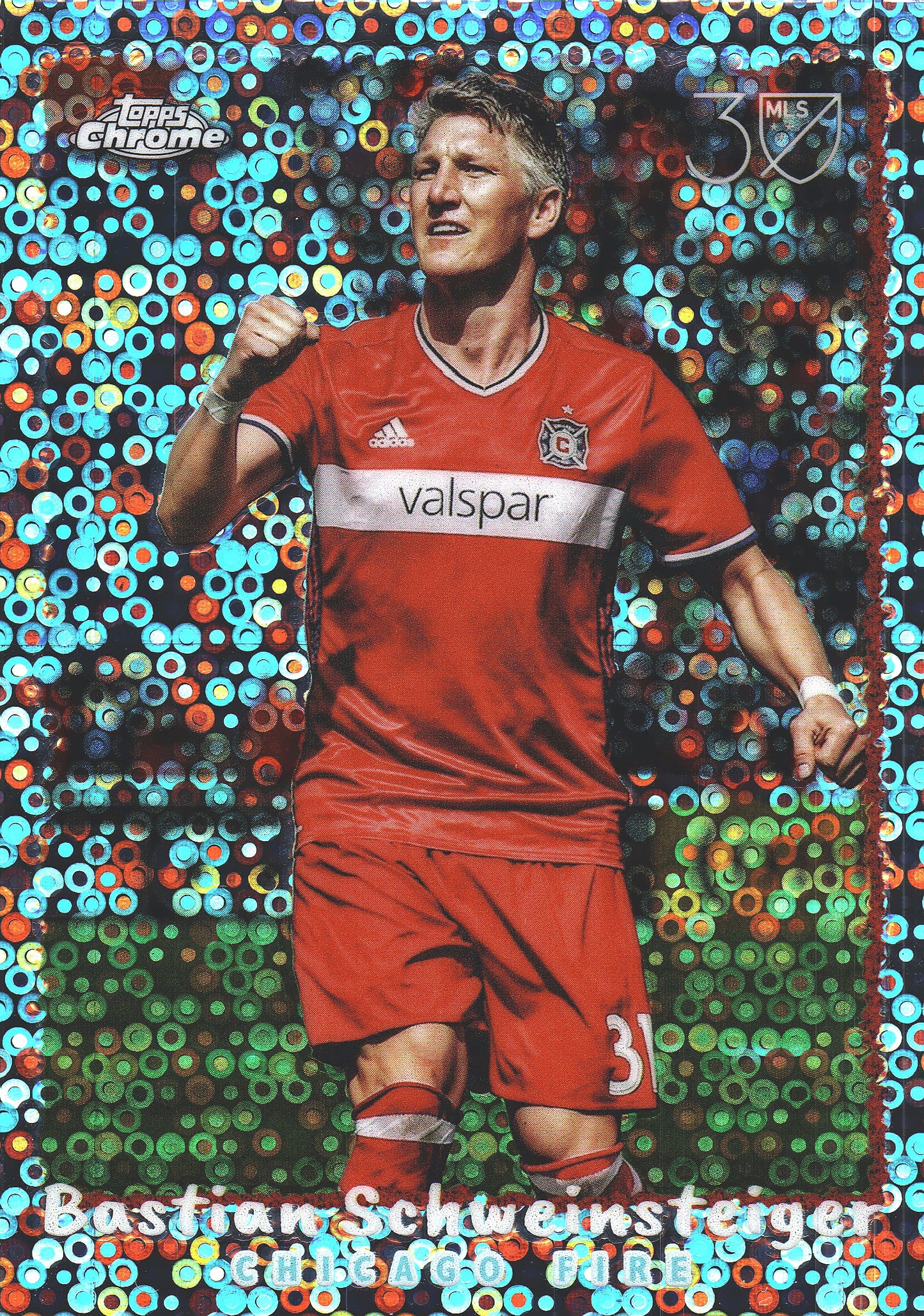 2025 Topps Chrome MLS 1995 Bastian Schweinsteiger #NF-12 Chicago Fire