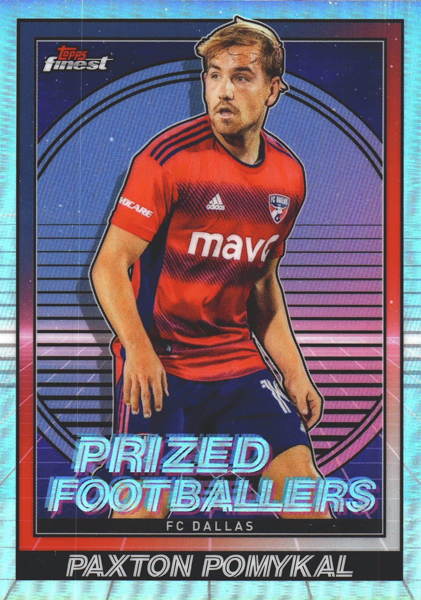 2022 Topps Finest MLS Prized Footballers Paxton Pomykal #PF-9 FC Dallas