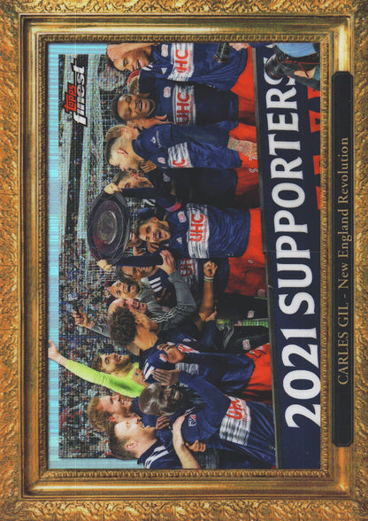 2022 Topps Finest MLS PITCHuresque Carles Gil #P-1 New England Revolution