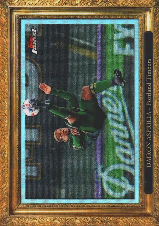2022 Topps Finest MLS PITCHuresque Dairon Asprilla #P-4 Portland Timbers