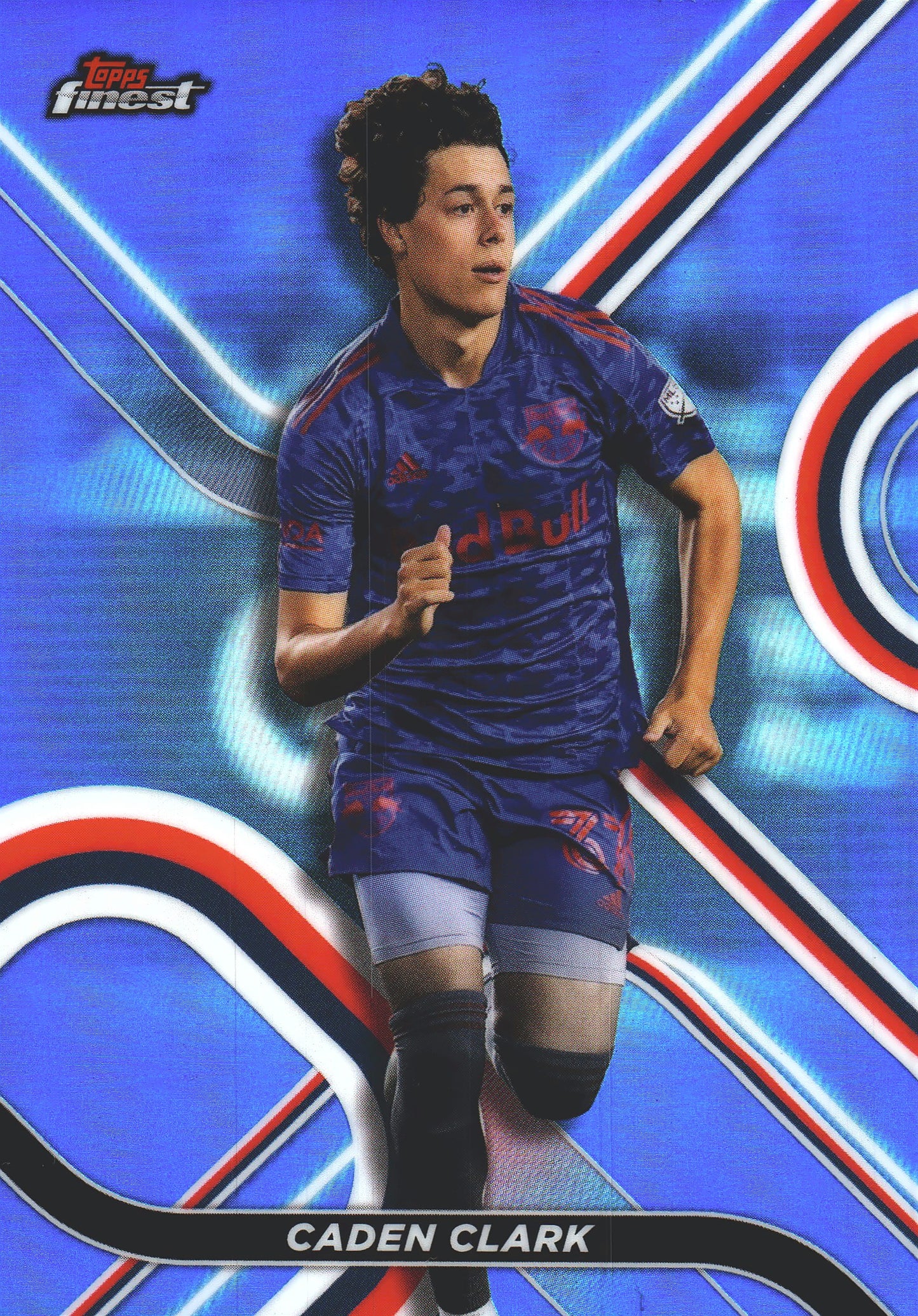 2022 Topps Finest MLS Blue /150 Caden Clark #75 New York Red Bulls