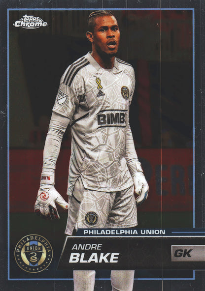 2023 Topps Chrome MLS Andre Blake #11 Philadelphia Union
