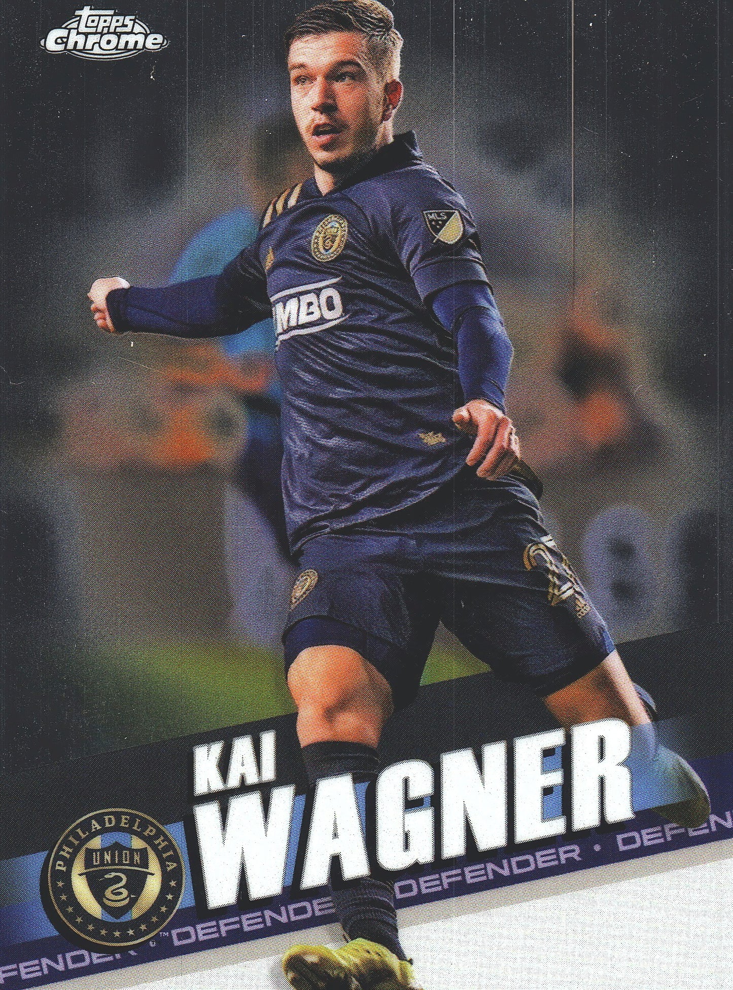 2022 Topps Chrome MLS Kai Wagner #129 Philadelphia Union
