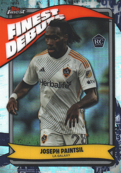 2024 Topps Finest MLS Finest Debut Joseph Paintsil #FD-10 Los Angeles Galaxy