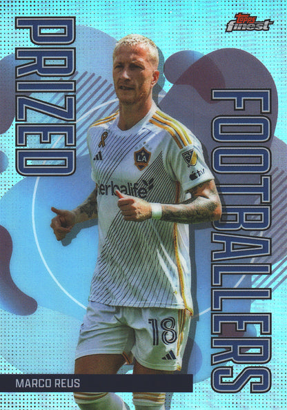 2024 Topps Finest MLS Prized Footballers Marco Reus #PF-21 Los Angeles Galaxy