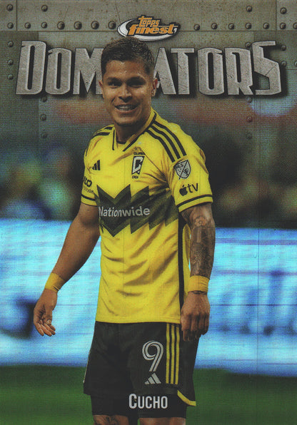 2024 Topps Finest MLS Finest Dominators Cucho #DO-6 Columbus Crew