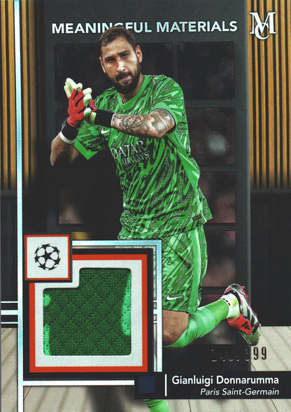 2024 Topps Museum UCC Gianluigi Donnarumma Patch /399 #MMSR-GD Paris SG