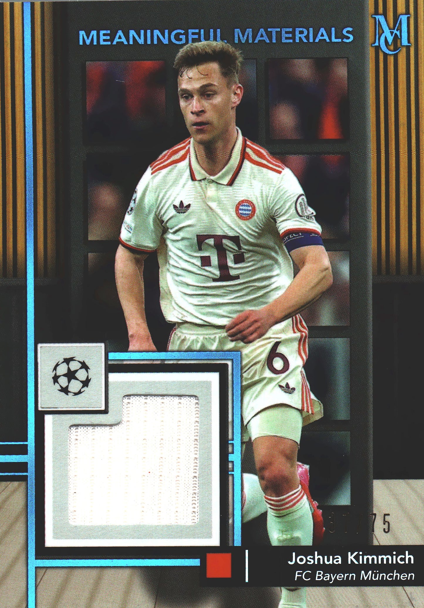 2024 Topps Museum UCC Joshua Kimmich Patch /75 #MMSR-JK Bayern Munich