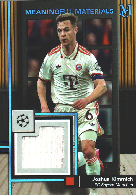 2024 Topps Museum UCC Joshua Kimmich Patch /75 #MMSR-JK Bayern Munich