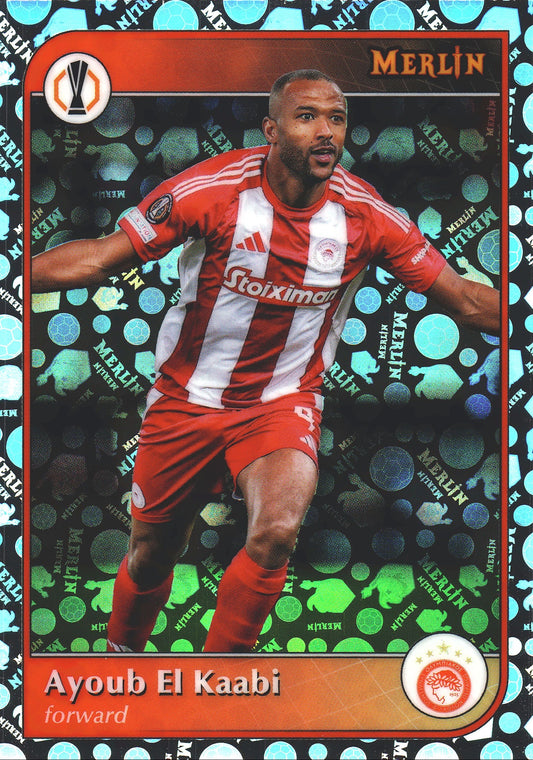 2024 Topps Merlin UCC Merlin Vintage Ayoub El Kaabi #129 Olympiakos